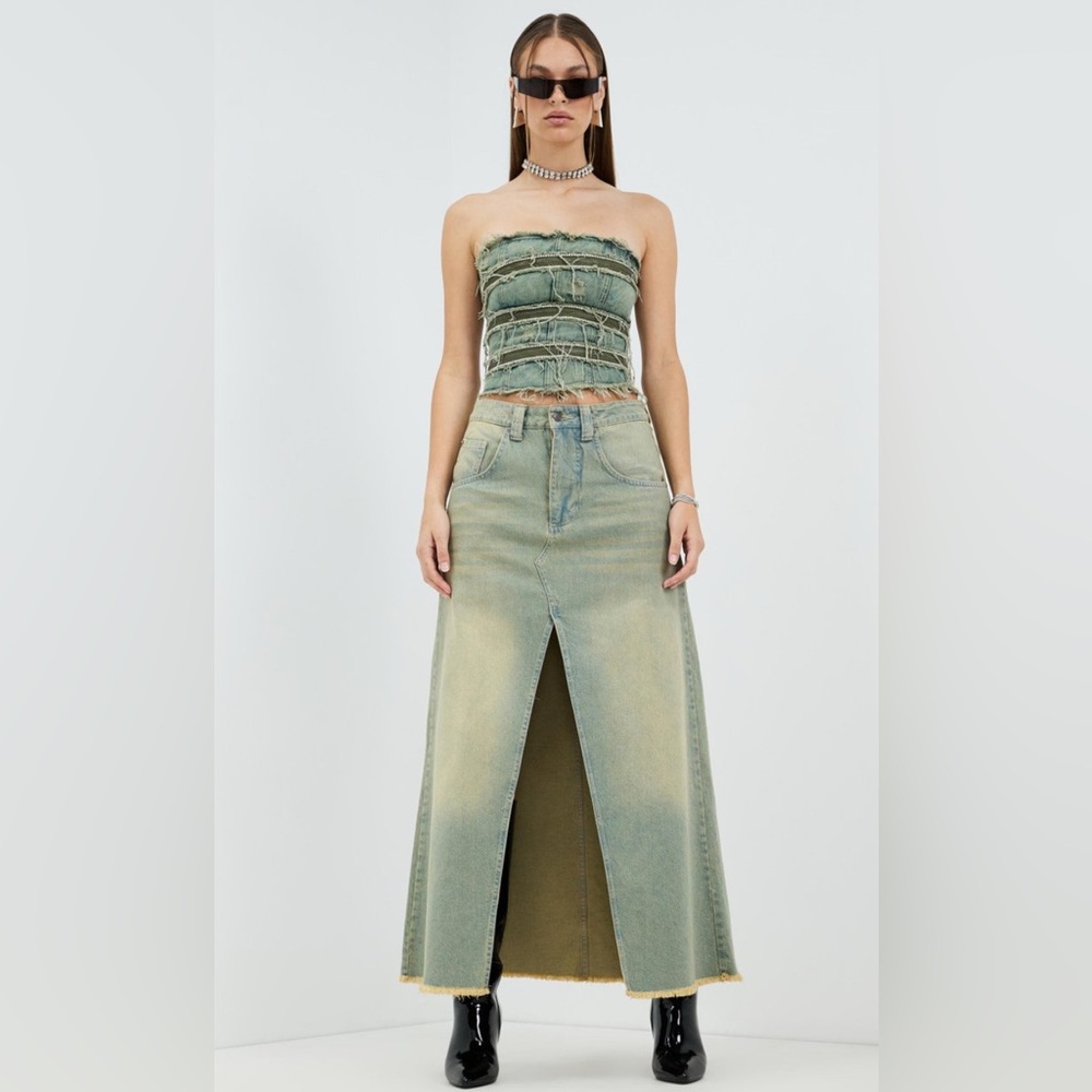 Jaded London Light Tan Denim Jeans